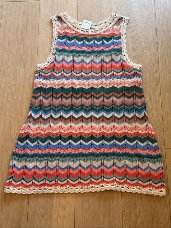 Free People Dresses & Skirts - Free People Sandy Mae Crochet Mini Dress XL NWT Boho Euro Summer RARE Bohemian